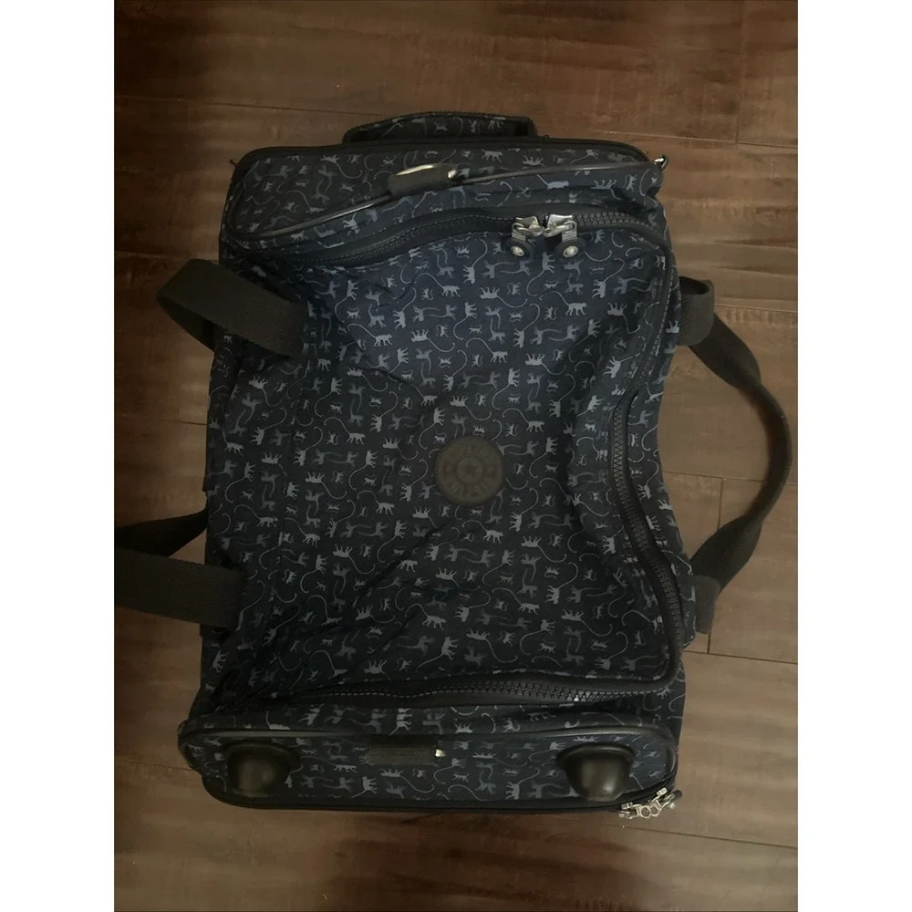KIPLING Teagan Wheeled Duffle Turquoise Blue  Travel Suitcase